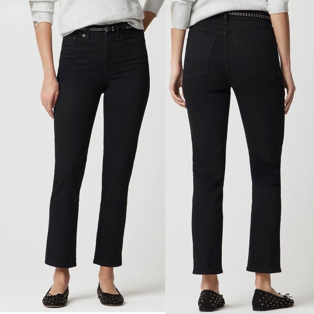 J. Crew High Rise Flare Crop Petite Jean